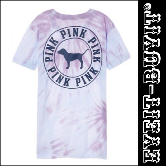 PINK Victoria's Secret Tops - PINK VS Ringer Crew Tee